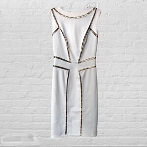 Tadashi Shoji Sequin Seamed Cocktail Sheath Dress